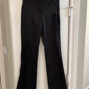 Cache Black Size 2 Pant with side embellishment